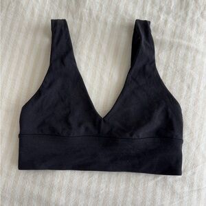 Lululemon Align V-neck bra, black, size 8